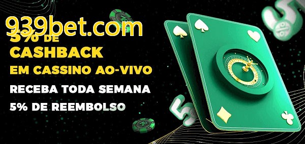 Promoções do cassino ao Vivo 939bet.com